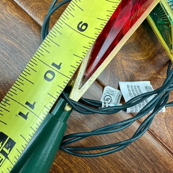 Christmas Tree Lighted Topper Multicolor 10.5" X 8" Brand New - Picture 7 of 8